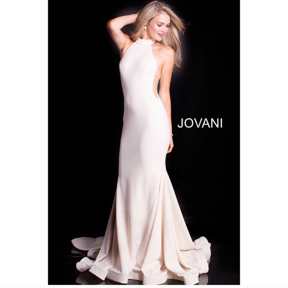 Jovani mermaid glitter gown! Perfect for pageants! - Picture 1 of 5